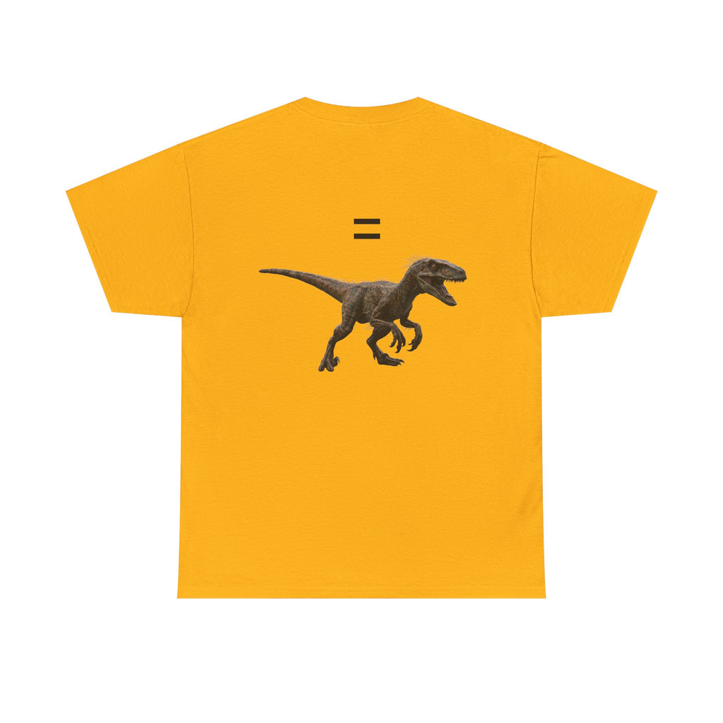 Distanceraptor over Timeraptor equals Velociraptor T-Shirt | Dinosaur Illustration Tee