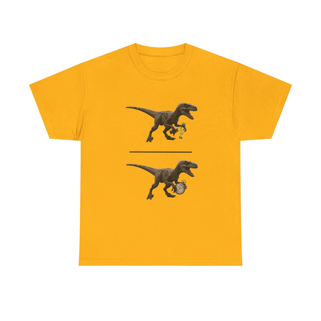 Distanceraptor over Timeraptor equals Velociraptor T-Shirt | Dinosaur Illustration Tee