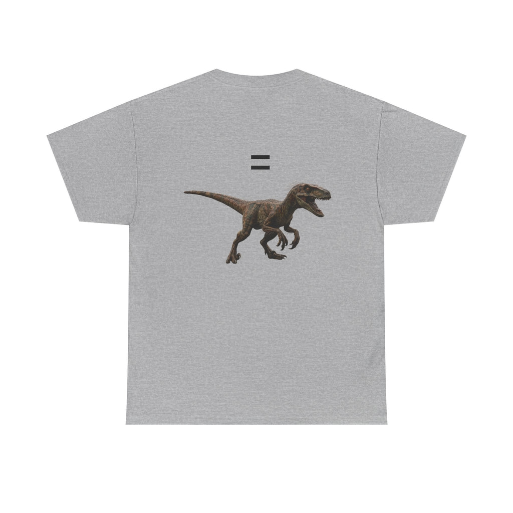 Distanceraptor over Timeraptor equals Velociraptor T-Shirt | Dinosaur Illustration Tee