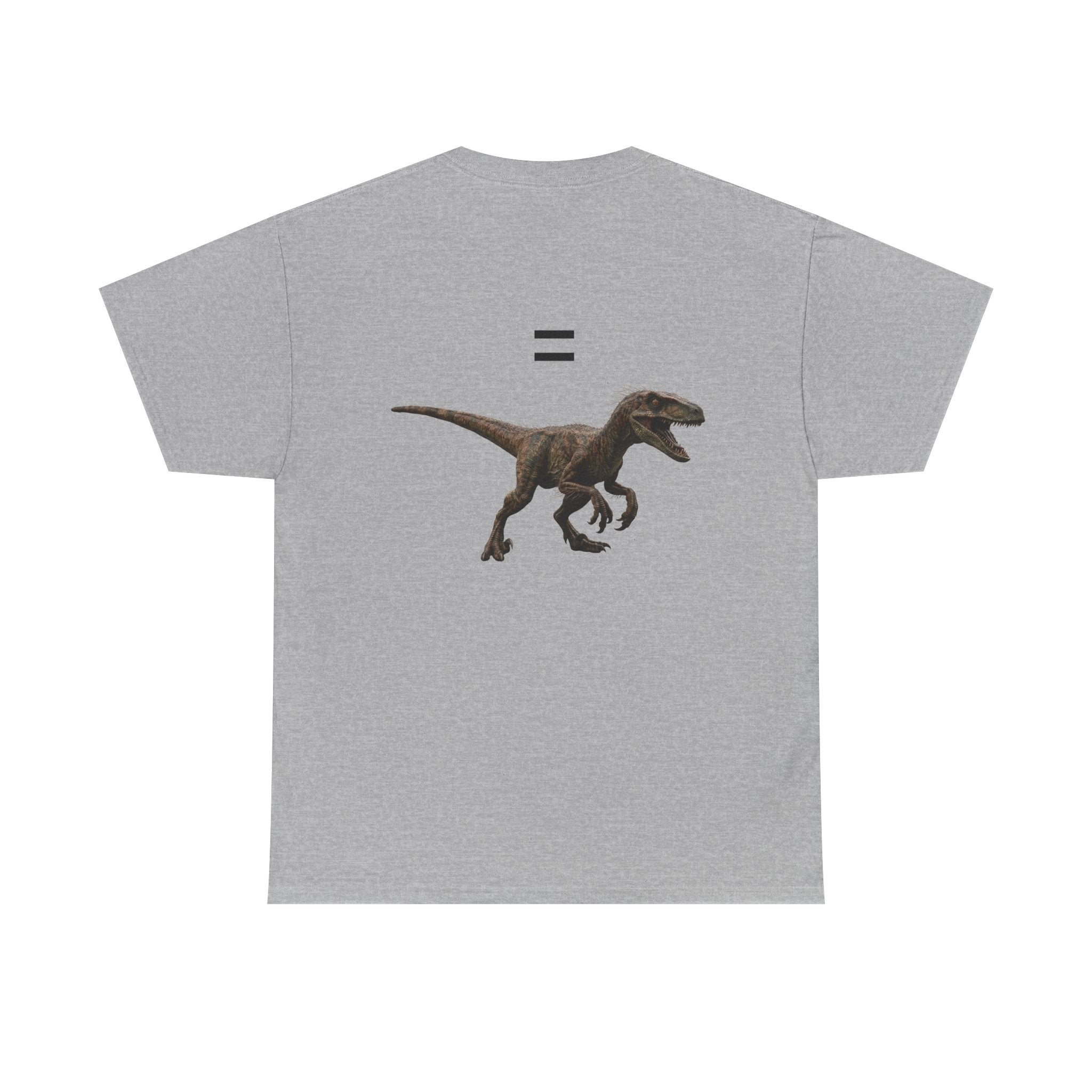 Distanceraptor over Timeraptor equals Velociraptor T-Shirt | Dinosaur Illustration Tee