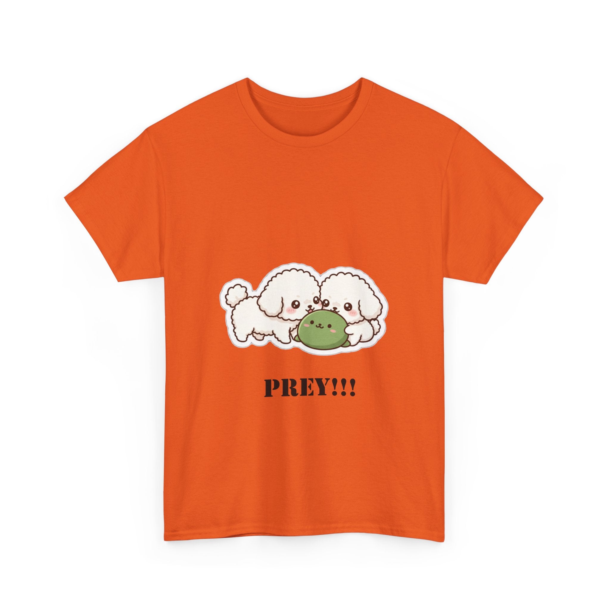 Cute Dogs Playing With Frog "PREY!!!" Tee