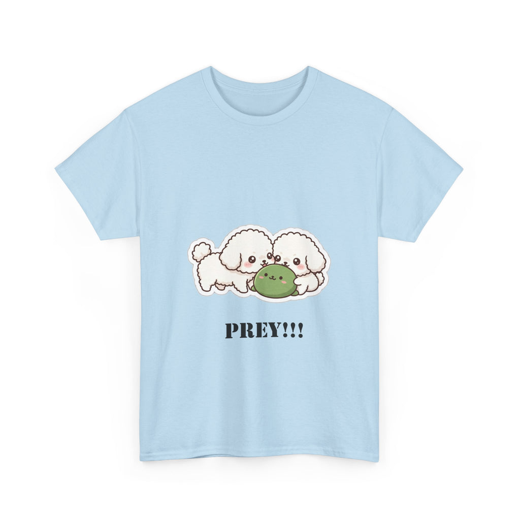 Cute Dogs Playing With Frog "PREY!!!" Tee