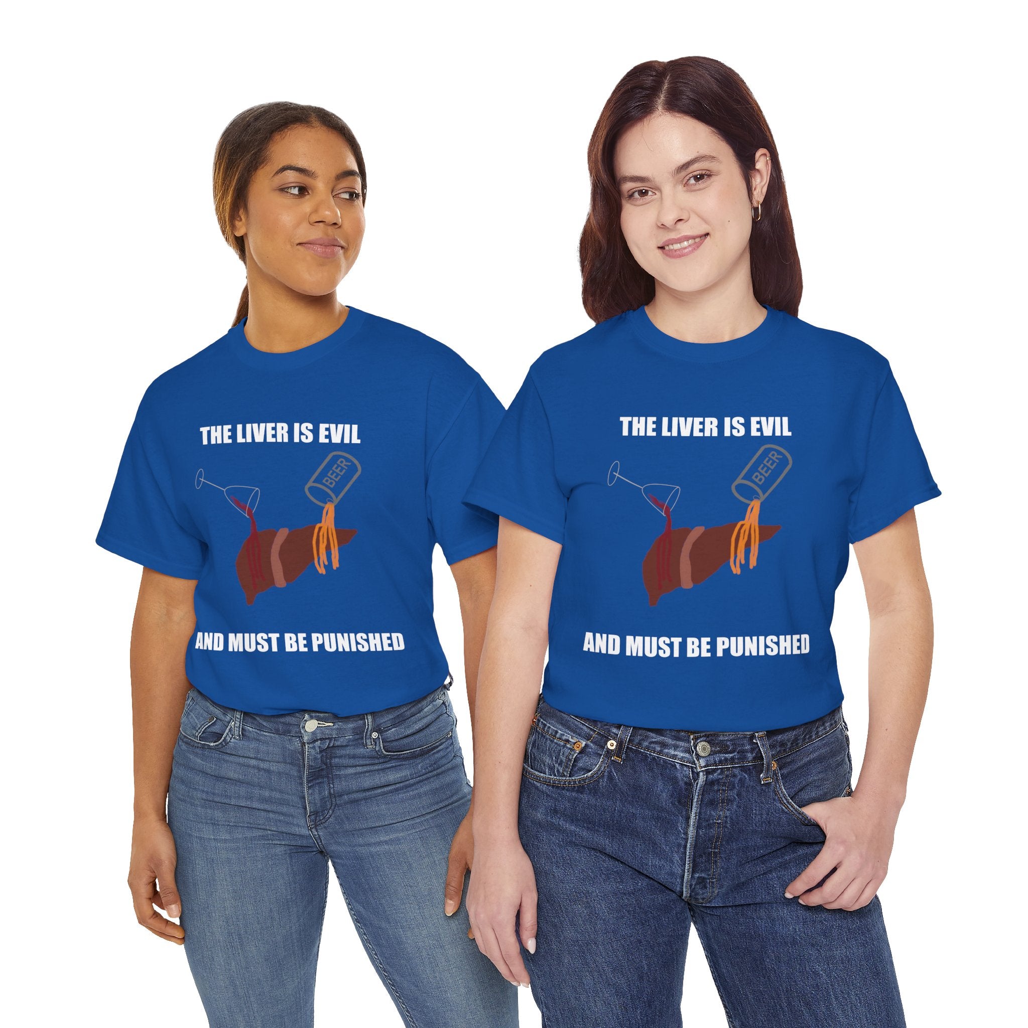 T-Shirt — “The Liver Is Evil and Must Be Punished” Graphic Tee