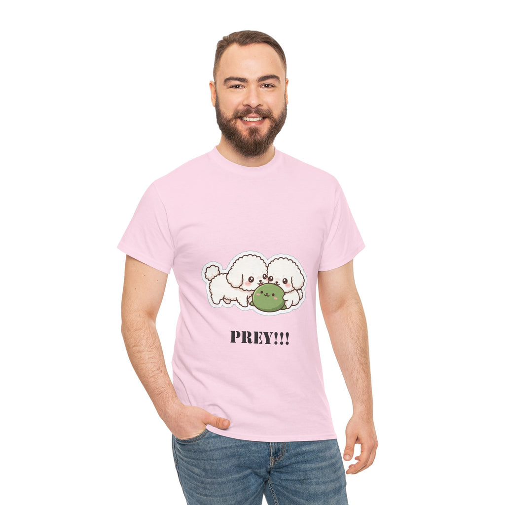 Cute Dogs Playing With Frog "PREY!!!" Tee