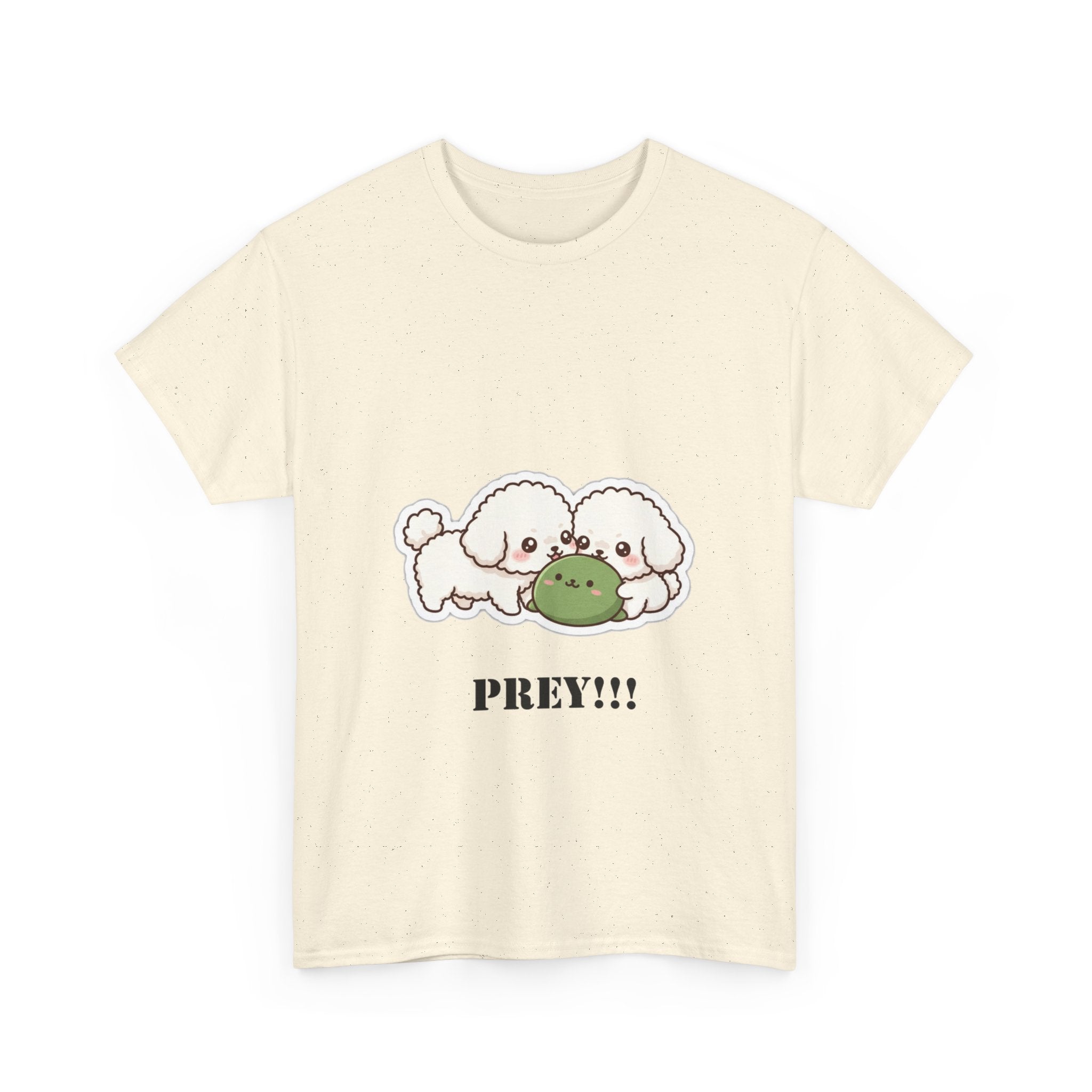 Cute Dogs Playing With Frog "PREY!!!" Tee