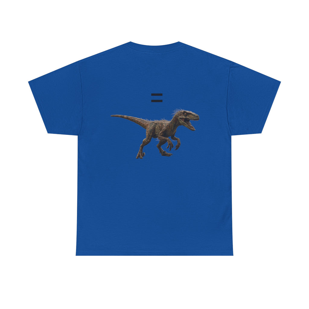 Distanceraptor over Timeraptor equals Velociraptor T-Shirt | Dinosaur Illustration Tee