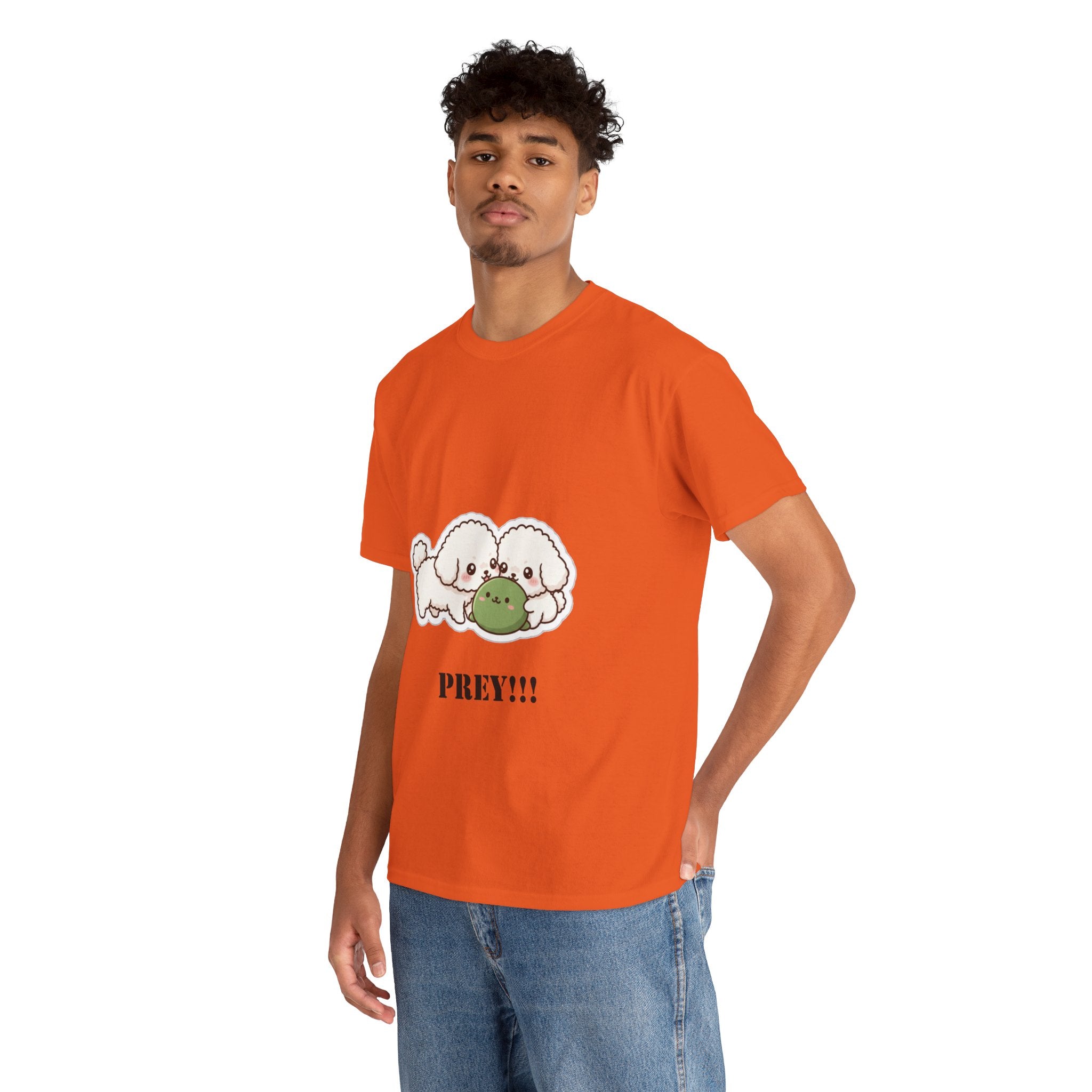 Cute Dogs Playing With Frog "PREY!!!" Tee