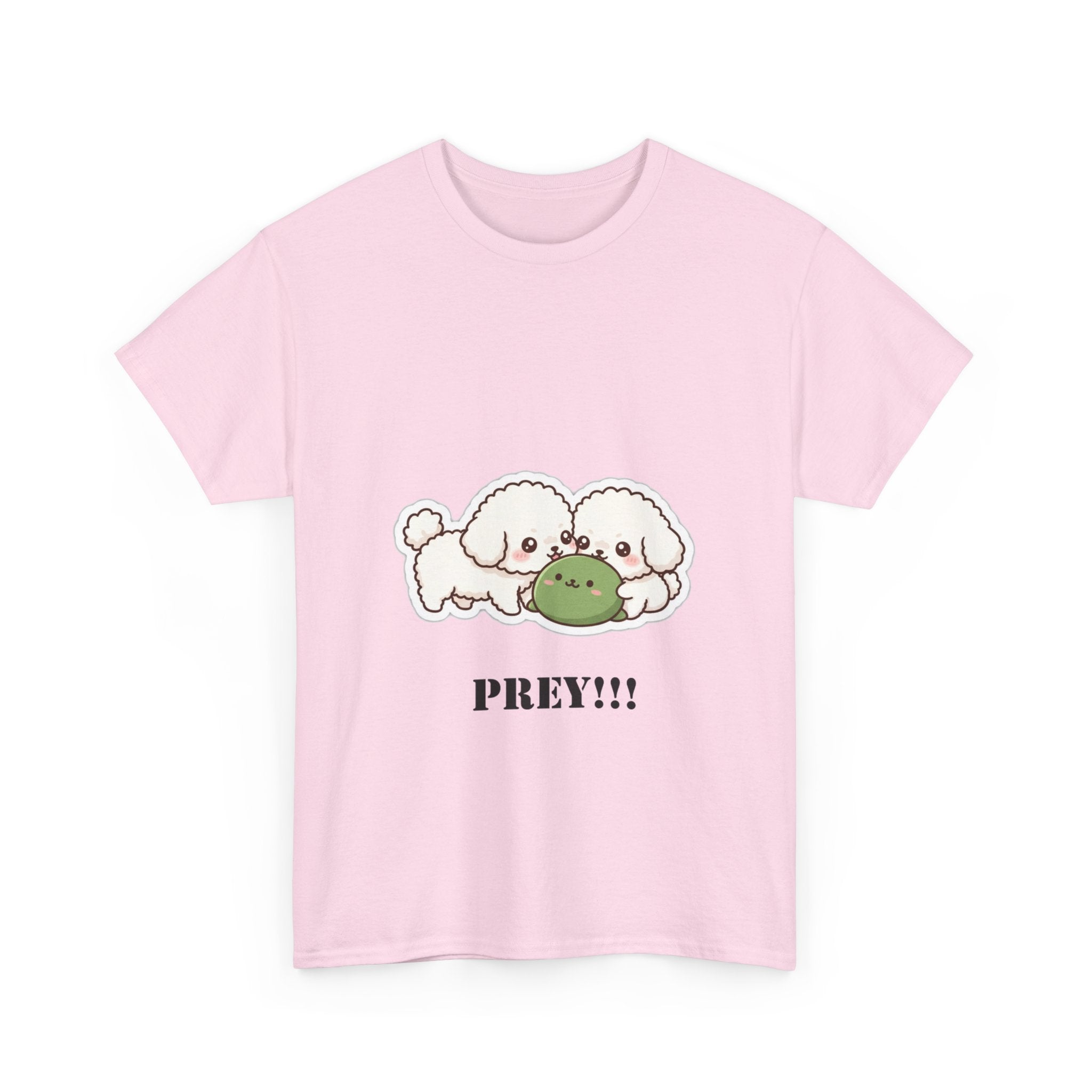 Cute Dogs Playing With Frog "PREY!!!" Tee