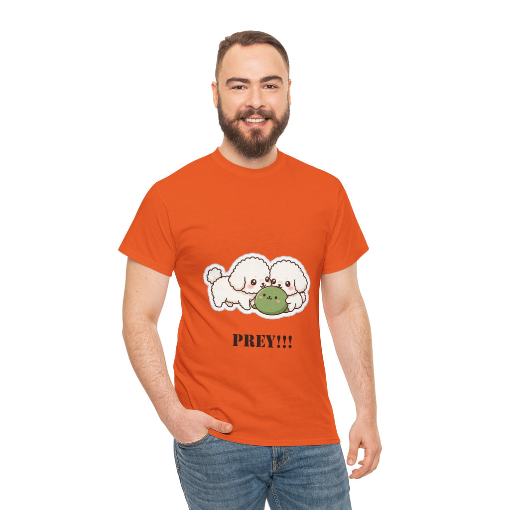Cute Dogs Playing With Frog "PREY!!!" Tee