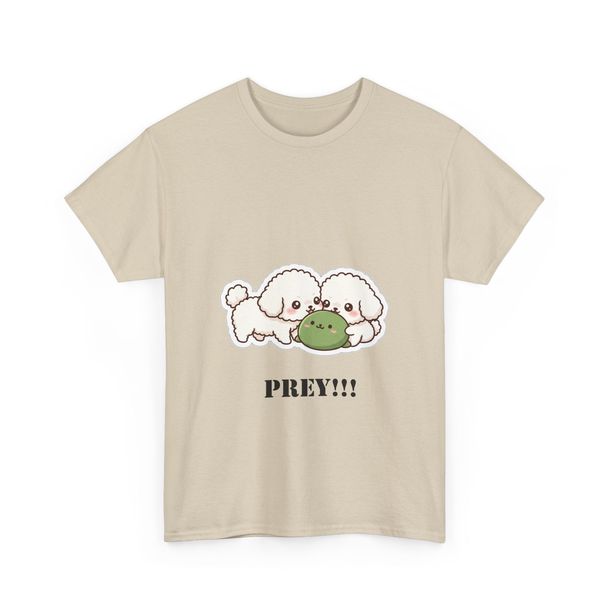 Cute Dogs Playing With Frog "PREY!!!" Tee