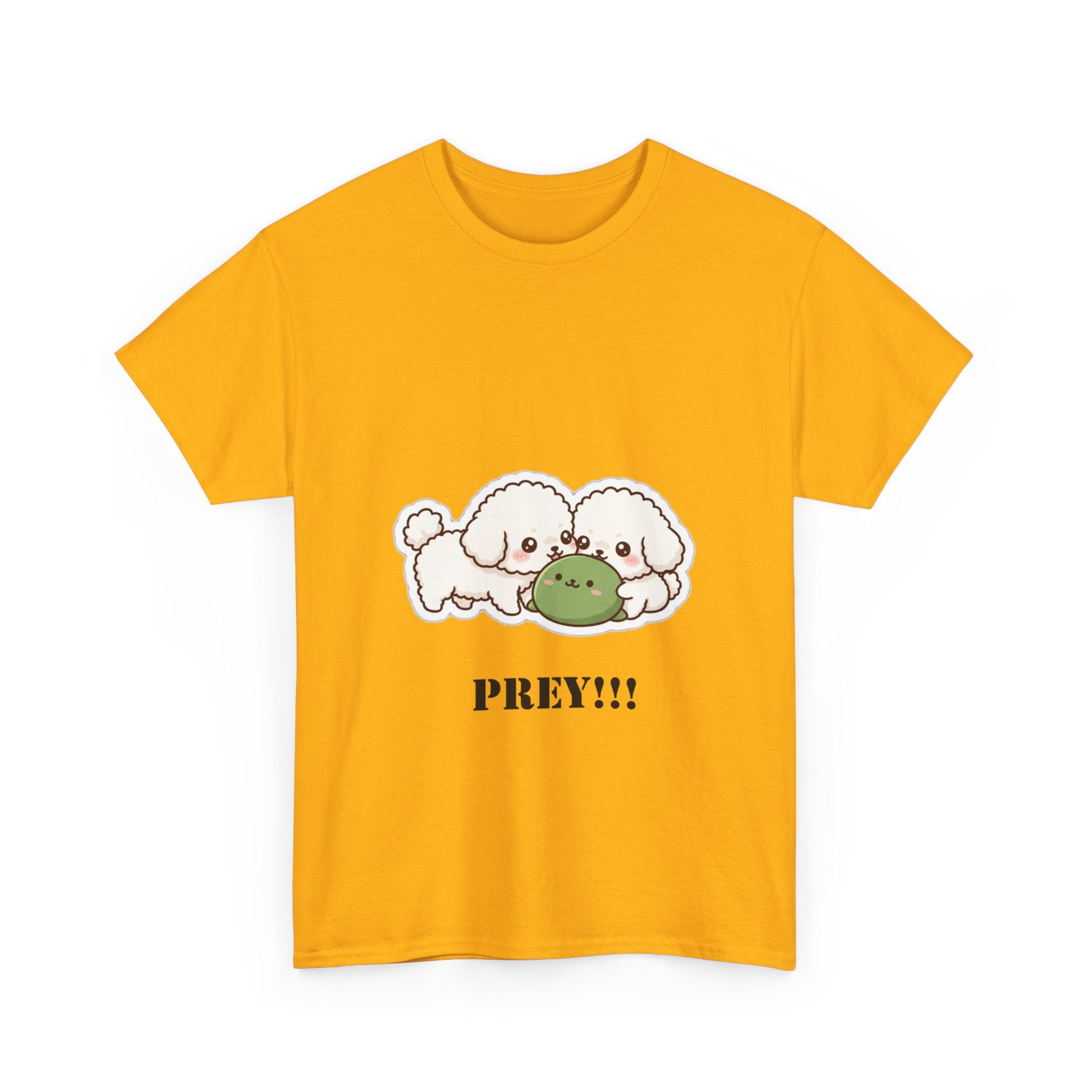 Cute Dogs Playing With Frog "PREY!!!" Tee