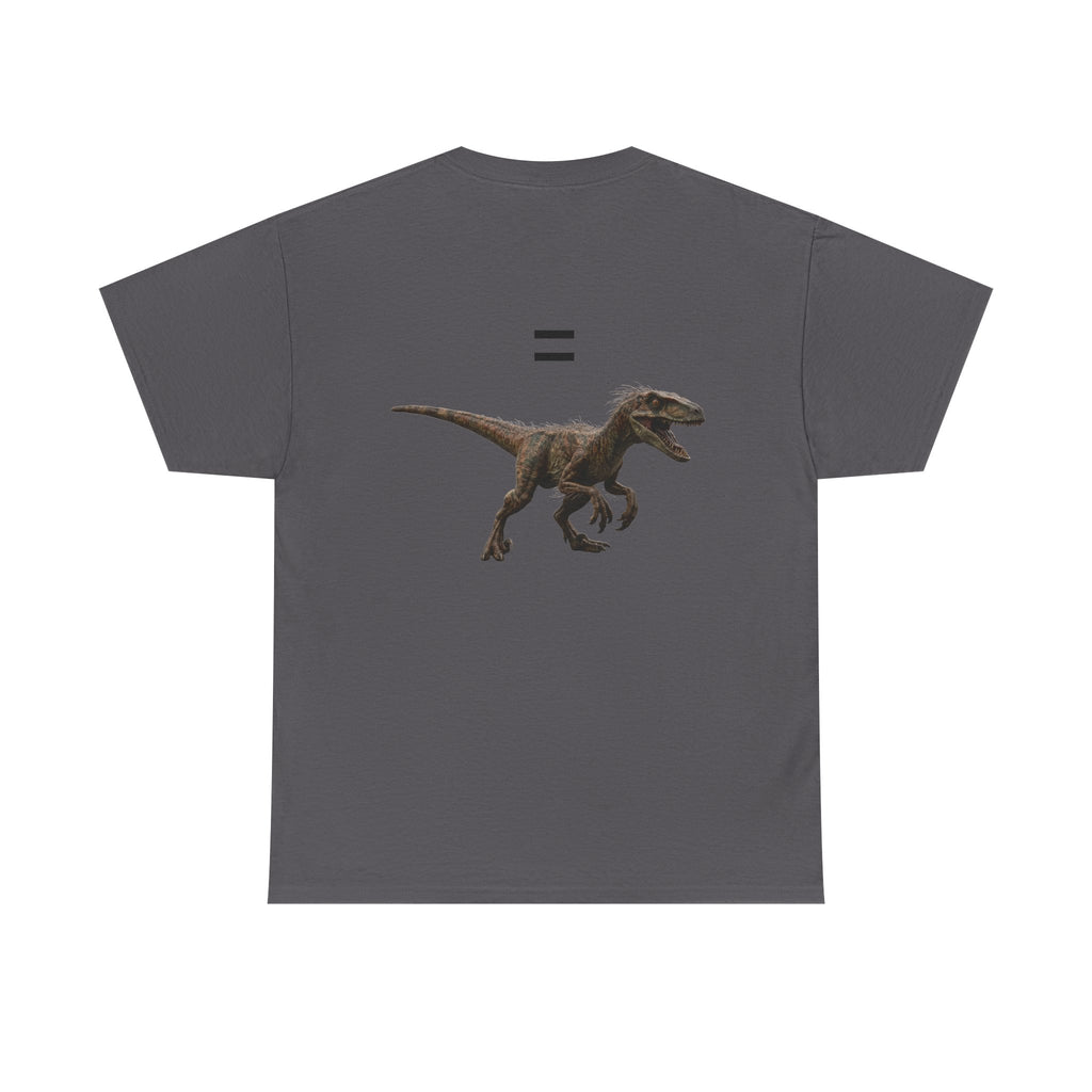 Distanceraptor over Timeraptor equals Velociraptor T-Shirt | Dinosaur Illustration Tee