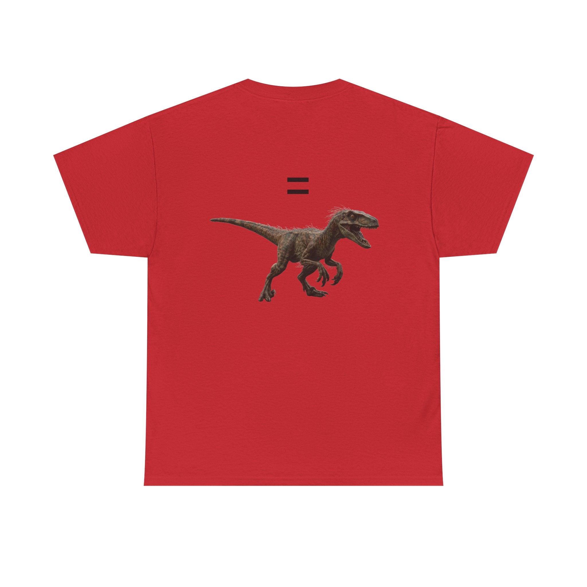 Distanceraptor over Timeraptor equals Velociraptor T-Shirt | Dinosaur Illustration Tee