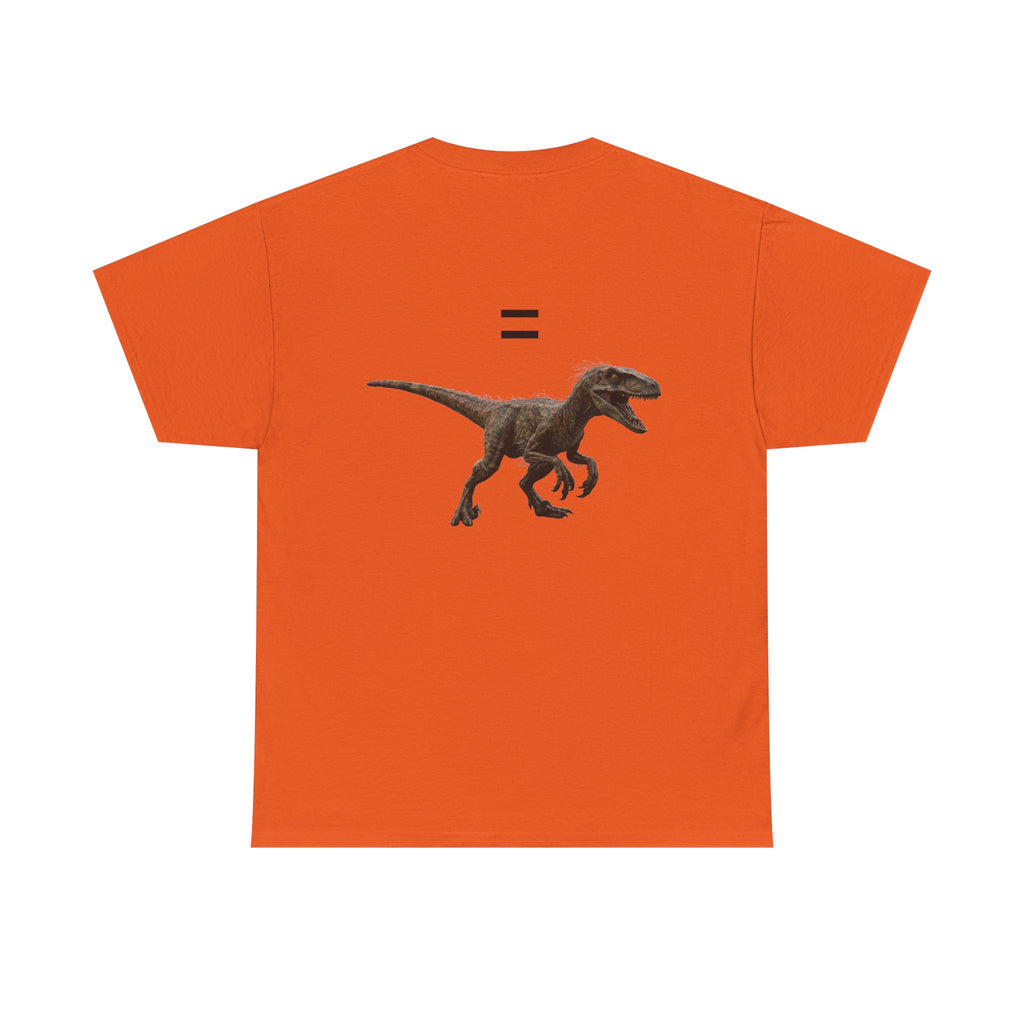 Distanceraptor over Timeraptor equals Velociraptor T-Shirt | Dinosaur Illustration Tee